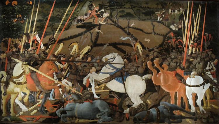 UCCELLO, Paolo Battle of San Romano (mk08) Germany oil painting art